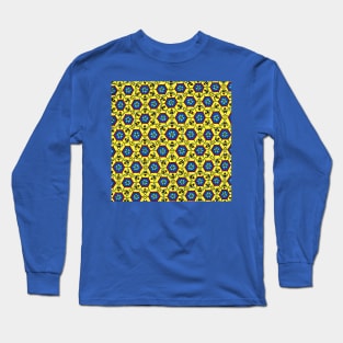 Honeycomb and Bees Yellow Palette Long Sleeve T-Shirt